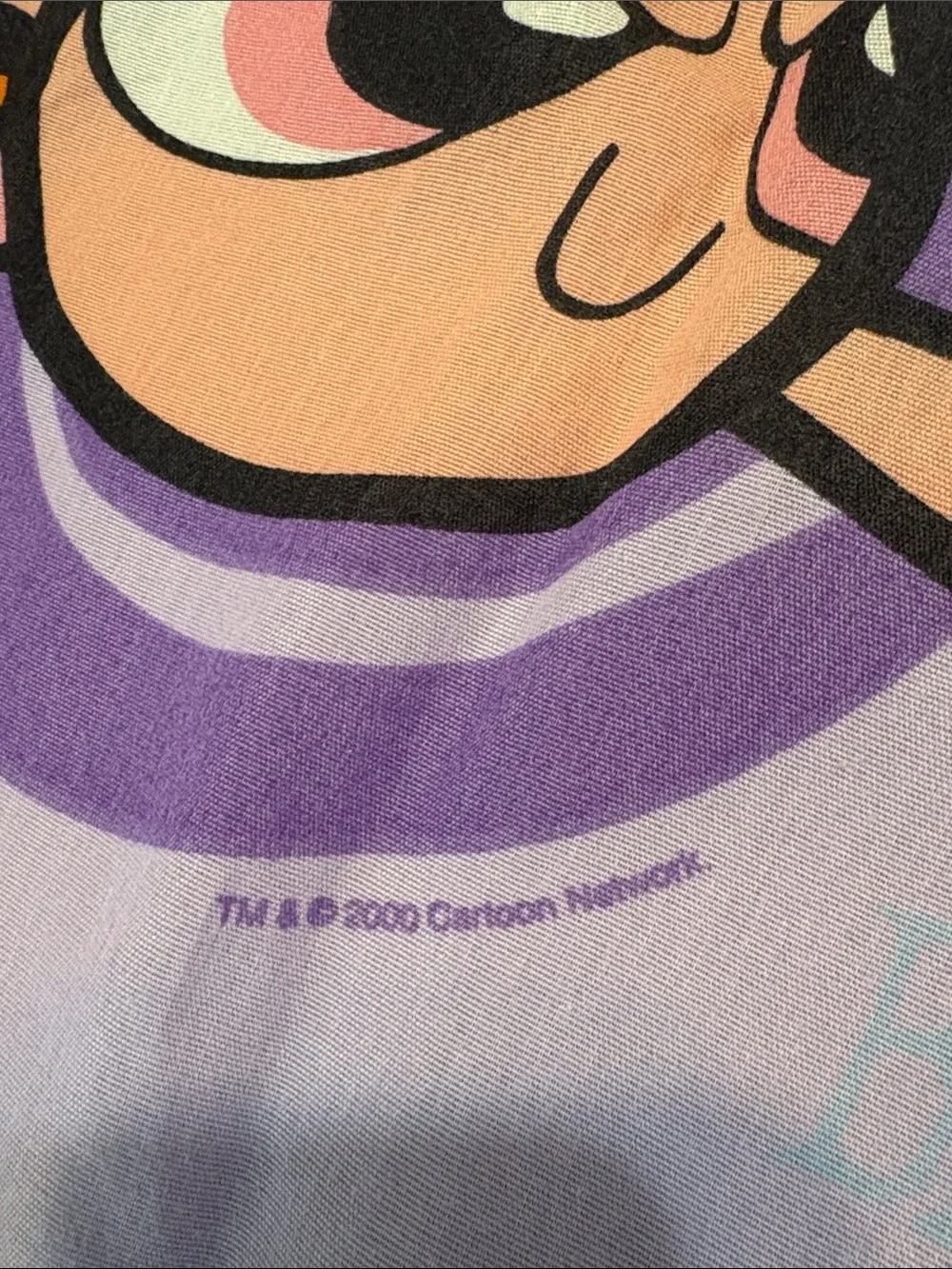 Powerpuff Vintage Flat Sheet Twin Y2K Purple